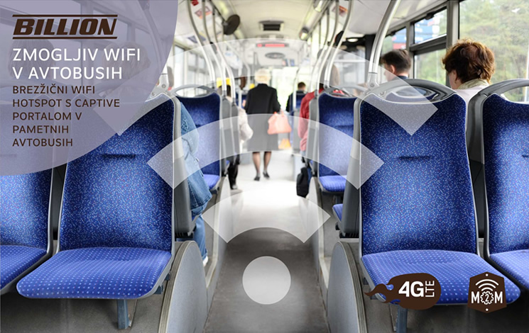 Billion M2M | Zmogljiv WiFi v avtobusih