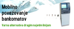 Re�itev mobilnega povezovanja bankomatov
