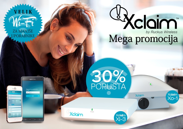 Xclaim Wireless Mega promocija - 30% popusta