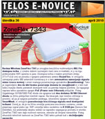 Telos E-novice, marec 2010
