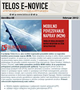 Telos E-novice, januar/februar 2012