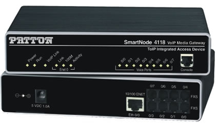 SmartNode serija 4110 | analogni VoIP prehodi za SOHO uporabnike 
