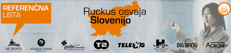 Ruckus osvaja Slovenijo | Referenčna lista 