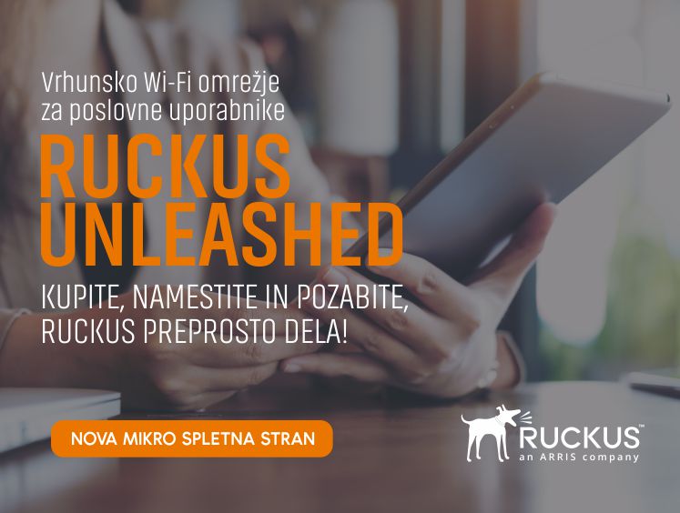 Ruckus Unleashed - nova mikro spletna stran