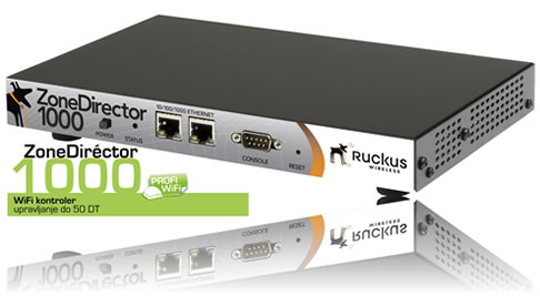 Ruckus Wireless | ZoneDirector 1000 nadzor in upravljanje do 50 dostopnih to�k