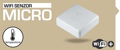 Aginova Micro - WiFi senzor temperature