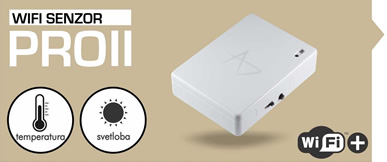 Aginova PROII - WiFi senzor temperature in svetlobe