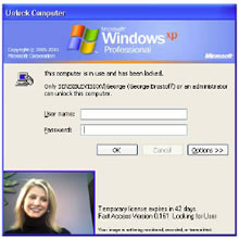 Login okno sistema FastAccess