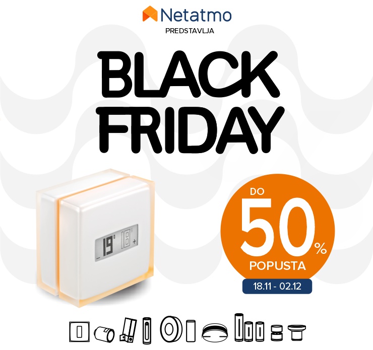 Netatmo Black Friday - popusti do -50%