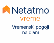 Netatmo vreme - vremenski pogoji na dkani