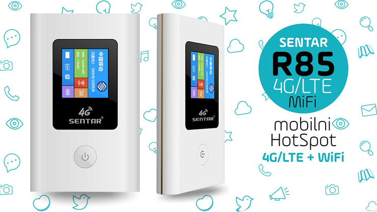 Sentar Wireless | R85 - 4G/LTE mobilni Hotspot za WiFi v epu