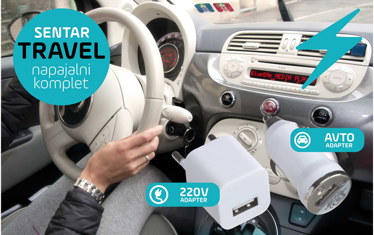 Sentar Wireless | Travel - napajalni komplet za WiFi dostop v vozilu