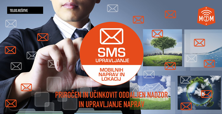 Telos.Re&scaron;itve | SMS upravljanja mobilnih naprav v M2M okoljih