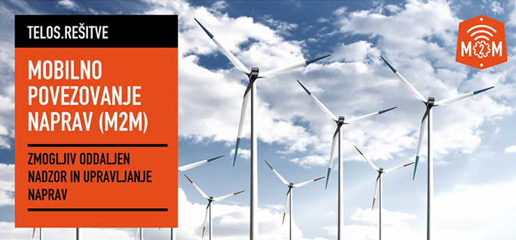 Telos.Re&scaron;itve | Mobilno povezovanje naprav (M2M) | Zmogljiv oddaljen nadzor in upravljanje naprav po mobilnem omre�ju