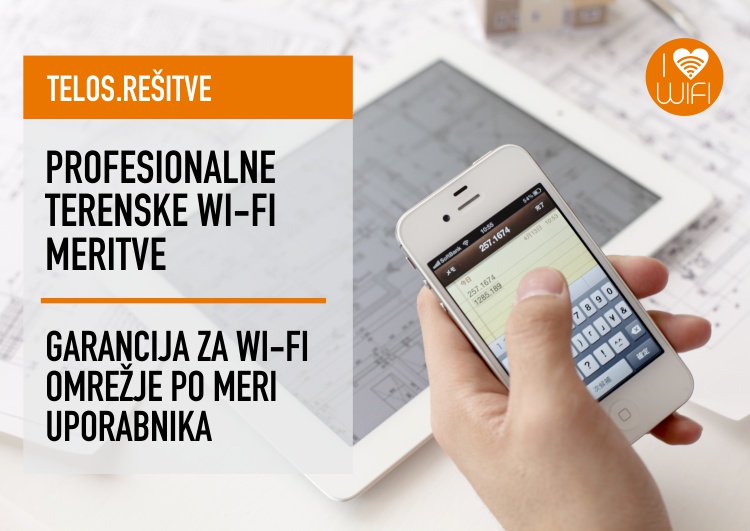 Telos.Re&scaron;itve - Profesionalne terenske meritve WLAN omre�ja