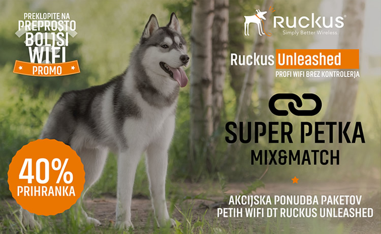Ruckus Promo | Super petka - komplet 5 Uleashed DT s kar -40% prihranka