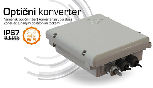 Opti�ni konverter - namenski opti�ni konverter za uporabo z zunanjimi dostopnimi to�kami ZoneFlex 