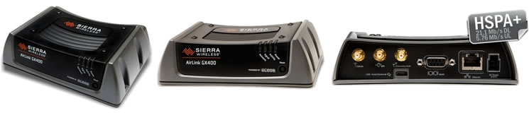 Sierra Wireless | AirLink GX400 - inteligentni HSPA+ mobilni prehod z modularno zasnovo | vgrajen GPS modul